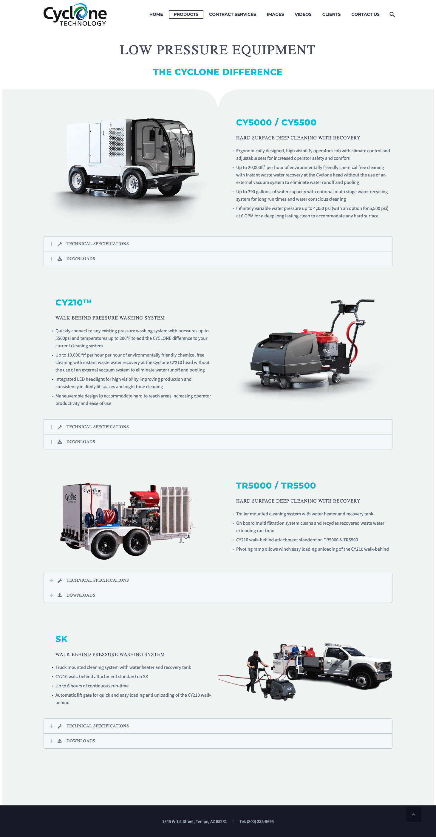 cyclone-clean-technology-low-pressue-website-design